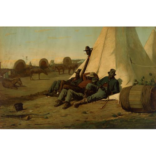 Army Teamsters, Winslow Homer Army Teamsters, Winslow Homer