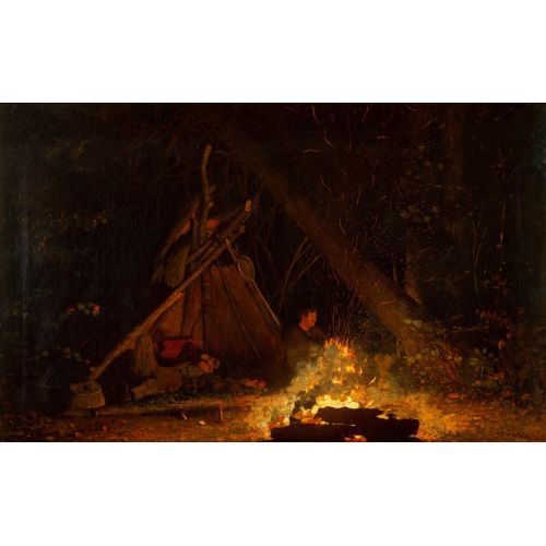 Kamp Ateşi, Winslow Homer Realizm Kamp Ateşi, Winslow Homer Realizm Sanat Akımları Kamp Ateşi, Winslow HomerKamp Ateşi, ünlü Amerikalı sanatçı Winslow