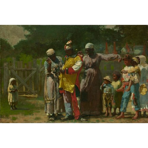 Dressing For The Carnival, Winslow Homer Dressing For The Carnival, Winslow Homer