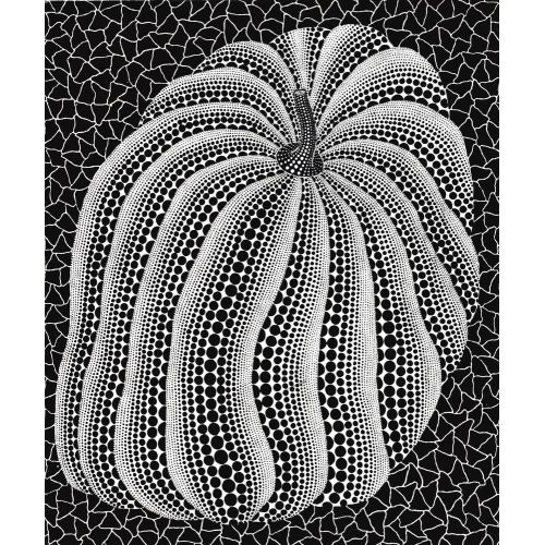 Yayoi Kusama, Pumpkin Black And White 5 Yayoi Kusama, Pumpkin Black And White 5