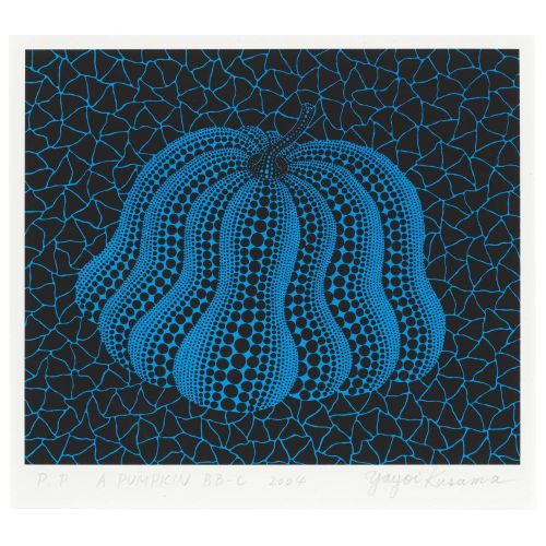 Yayoi Kusama, Blue Pumpkin 2