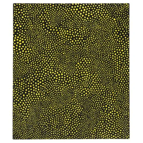 Yayoi Kusama, Yellow Infinity Nets 2 Minimalism Yayoi Kusama, Yellow Infinity Nets 2 Minimalism Art Movements Canvas, Drawing Paper Prints, Reproduction Oil Painting and High