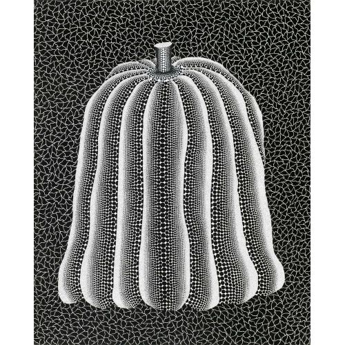 Yayoi Kusama, Pumpkin Black And White 1 Yayoi Kusama, Pumpkin Black And White 1