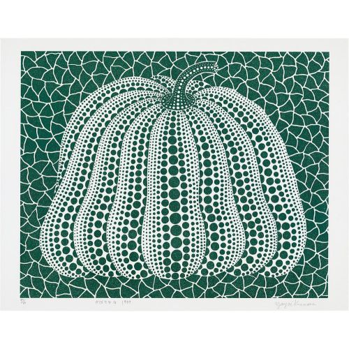 Yayoi Kusama, Yeşil Kabak 7 Yayoi Kusama, Yeşil Kabak 7