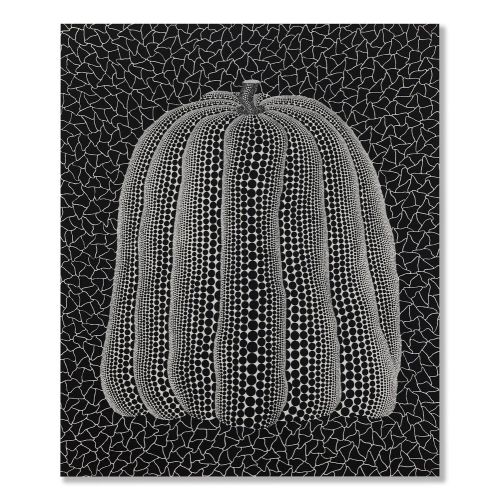 Yayoi Kusama, Pumpkin Black And White 6 Yayoi Kusama, Pumpkin Black And White 6