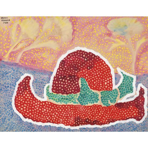 Yayoi Kusama, Sahada Geride Kalan Şapka 2 Yayoi Kusama, Sahada Geride Kalan Şapka 2