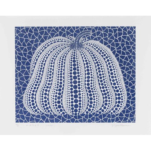 Yayoi Kusama, Blue Pumpkin 1
