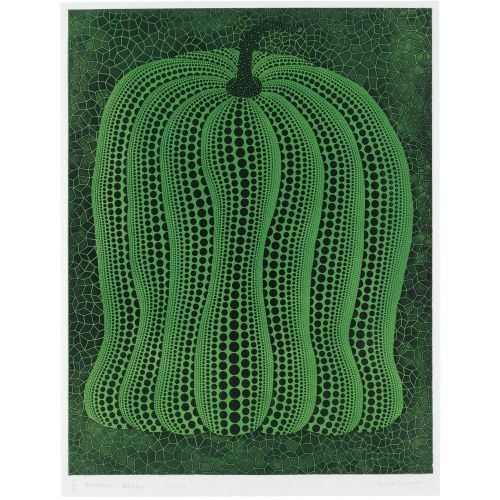 Yayoi Kusama, Yeşil Kabak 3 Yayoi Kusama, Yeşil Kabak 3