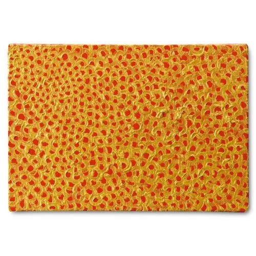 Yayoi Kusama, Turuncu Sonsuzluk Ağları 3 Minimalizm Yayoi Kusama, Turuncu Sonsuzluk Ağları 3 Minimalizm Sanat Akımları Kanvas Efektli Tablo, Resim Kağıdı Baskısı