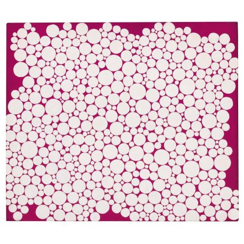Yayoi Kusama, Infinity Dots White And Red Minimalism Art Movements Canvas, Drawing Paper Prints, Reproduction Oil Painting and
