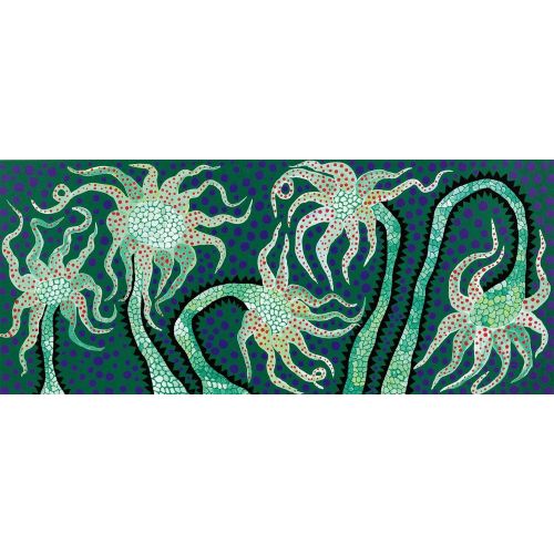 Yayoi Kusama, Gece Çiçekleri İki Eser Yayoi Kusama, Gece Çiçekleri İki Eser