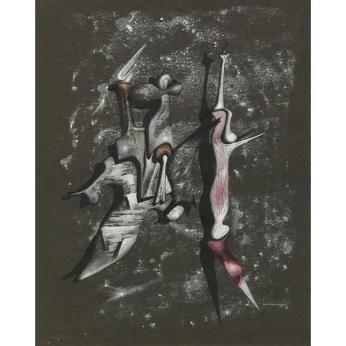 Yves Tanguy, Sans Titre 14 Surrealism Art Movements Canvas, Drawing Paper Prints, Reproduction Oil Painting and High Resolution