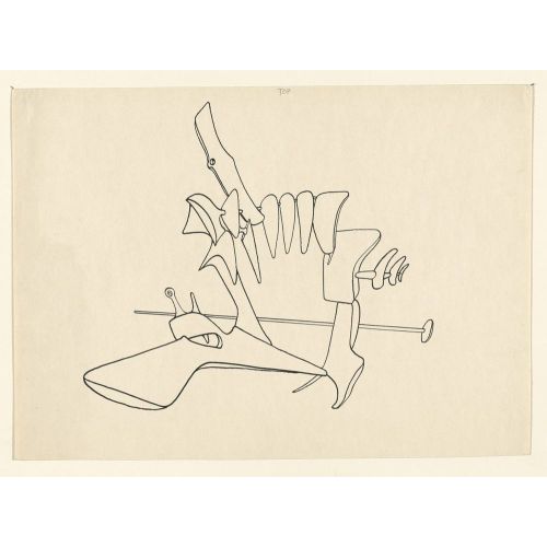 Yves Tanguy, Untitled Sketch 3 Yves Tanguy, Untitled Sketch 3