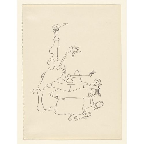 Yves Tanguy, Untitled Sketch 4 Yves Tanguy, Untitled Sketch 4