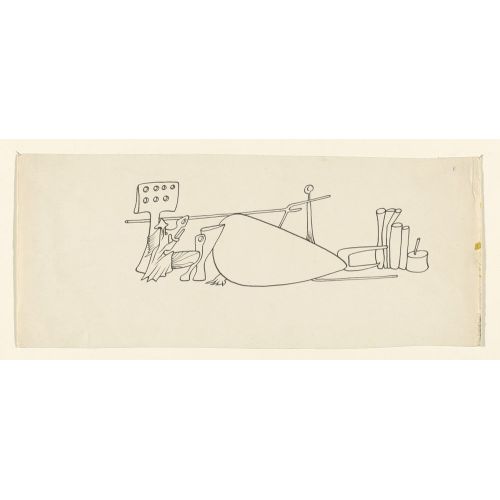 Yves Tanguy, Untitled Sketch 6 Yves Tanguy, Untitled Sketch 6