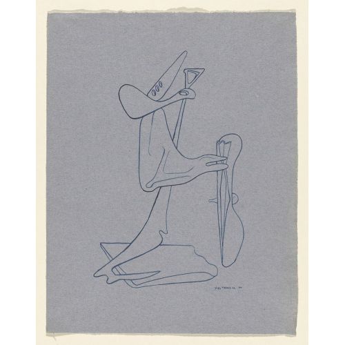 Yves Tanguy, Untitled Sketch 7 Yves Tanguy, Untitled Sketch 7