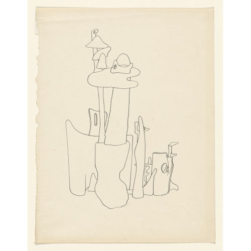 Yves Tanguy, Untitled Sketch 11 Yves Tanguy, Untitled Sketch 11