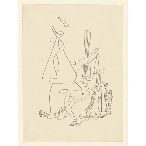 Yves Tanguy, Untitled Sketch 12 Yves Tanguy, Untitled Sketch 12