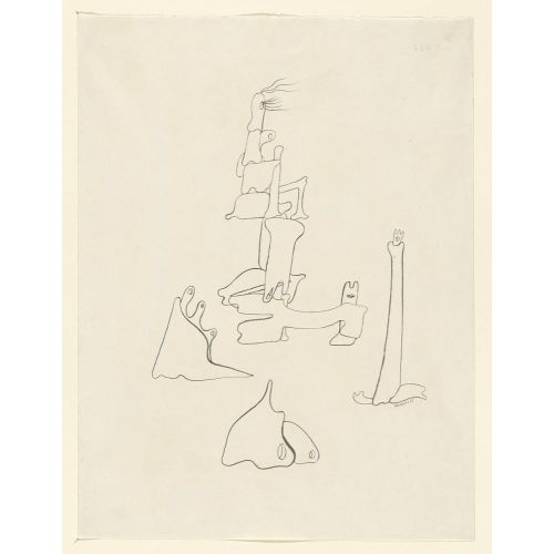 Yves Tanguy, Untitled Sketch 25 Yves Tanguy, Untitled Sketch 25