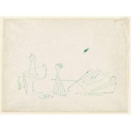 Yves Tanguy, Untitled Sketch 26 Yves Tanguy, Untitled Sketch 26