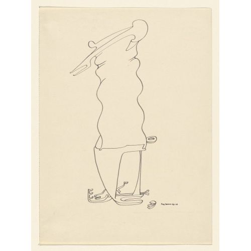 Yves Tanguy, Untitled Sketch 28 Yves Tanguy, Untitled Sketch 28