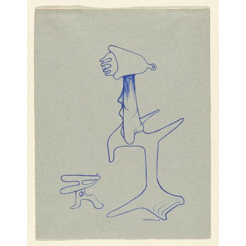 Yves Tanguy, Untitled Sketch 36 Yves Tanguy, Untitled Sketch 36