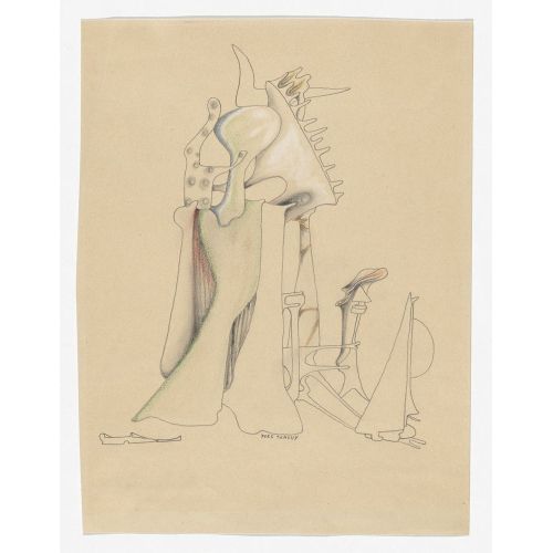 Yves Tanguy, Untitled Sketch 40 Yves Tanguy, Untitled Sketch 40