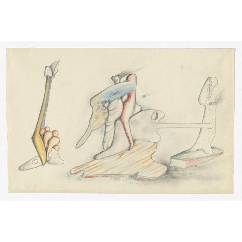 Yves Tanguy, Untitled Sketch 41 Yves Tanguy, Untitled Sketch 41