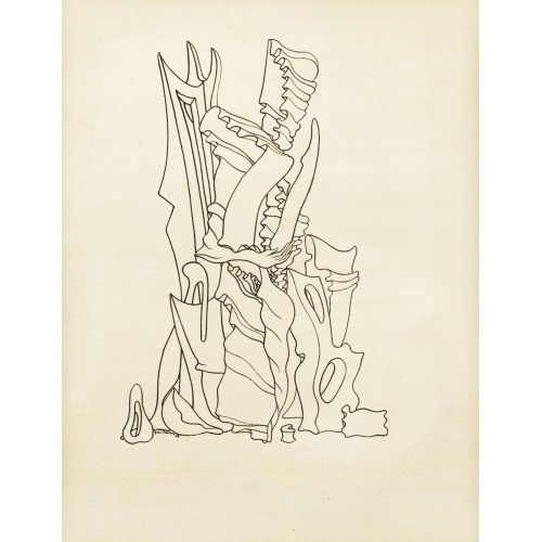 Yves Tanguy, Untitled Sketch 50 Yves Tanguy, Untitled Sketch 50