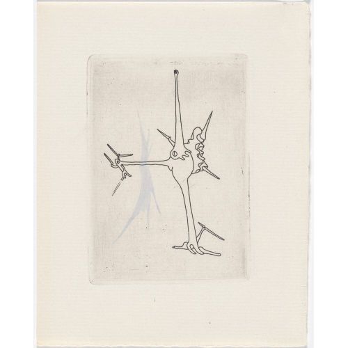 Yves Tanguy, Variant Of Frontispiece From Minuits Pour Geants: Volume II From L'antitete Yves Tanguy, Variant Of Frontispiece From Minuits Pour Geants: Volume II From L'antitete