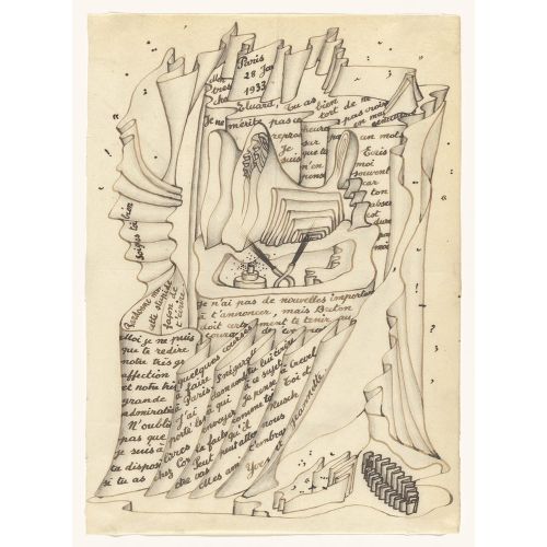 Yves Tanguy, Letter To Paul Eluard Yves Tanguy, Letter To Paul Eluard
