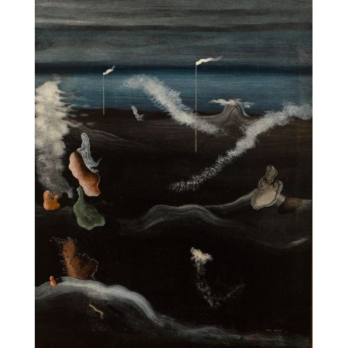 Yves Tanguy, Paysage Avec Nuages Roses Yves Tanguy, Paysage Avec Nuages Roses