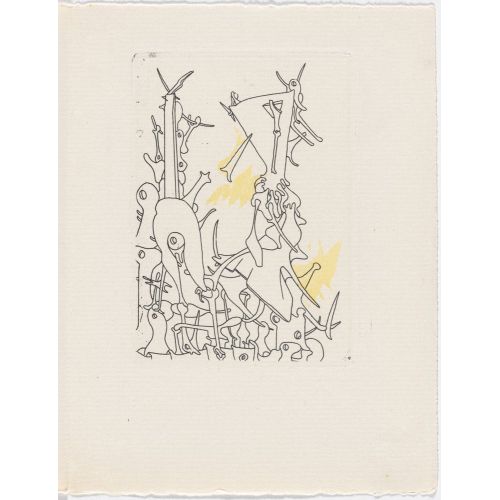 Yves Tanguy, Plate 37 From Minuits Pour Geants: Volume II From L'antitete Yves Tanguy, Plate 37 From Minuits Pour Geants: Volume II From L'antitete