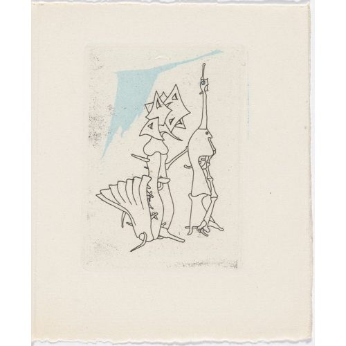 Yves Tanguy, Plate 95 From Minuits Pour Geants: Volume II From L'antitete Yves Tanguy, Plate 95 From Minuits Pour Geants: Volume II From L'antitete