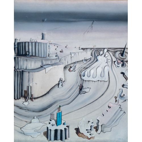 Yves Tanguy, Promontory Palace Surrealism Yves Tanguy, Promontory Palace Surrealism Art Movements Canvas, Drawing Paper Prints, Reproduction Oil Painting and High