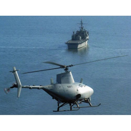 Unmanned Fire Helicopter Poster