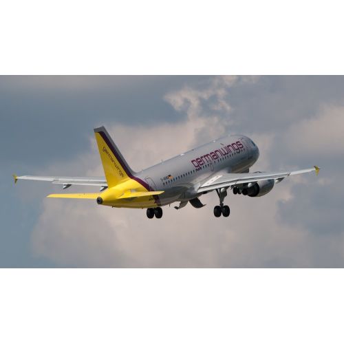 Germanwings Airbus A-319 Poster The Germanwings Airbus A-319 poster features the sleek design and modern technology of the
