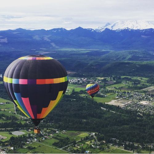 Sıcak Hava Balonu Seatle Washington Posteri