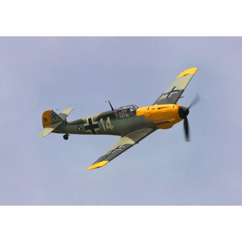 Messerschmitt Fighter Plane Poster The Messerschmitt Fighter Plane Poster showcases the iconic World War II aircraft known for