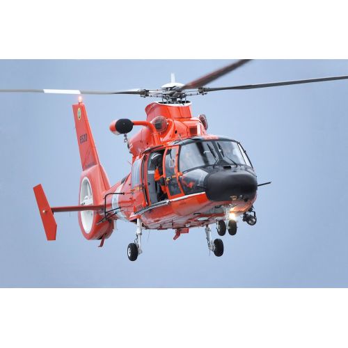 Coast Guard Eurocopter Hh-65 Dolphin Poster The Coast Guard Eurocopter HH-65 Dolphin poster features a high-resolution image of