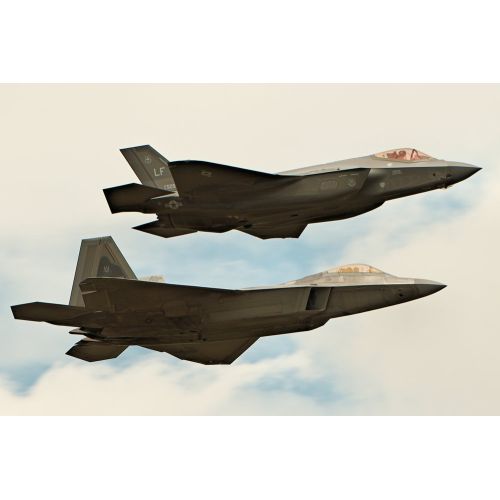 F-35 And F-22 Poster F-35 And F-22 Poster