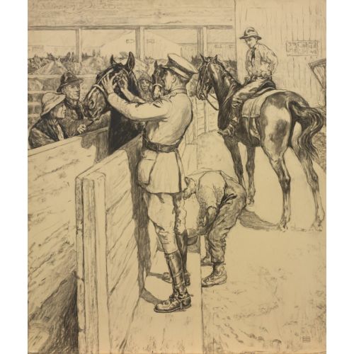 Army Horses Poster