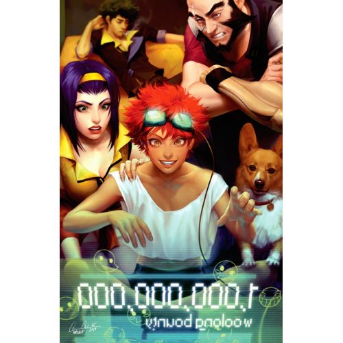 Cowboy Bebop Poster 3 Cowboy Bebop Poster 3 features the iconic characters of Spike Spiegel, Jet Black, Faye Valentine, and