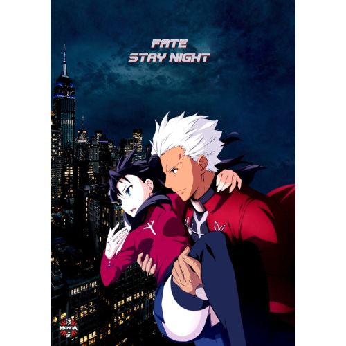 Fate Stay Night Poster 10 Fate Stay Night Poster 10 features the main characters from the popular anime series Fate Stay Night.
