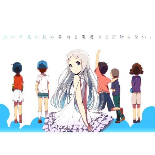 Anohana: The Flower We Saw That Day Poster 3 Anohana: The Flower We Saw That Day Poster 3 features the main characters from the