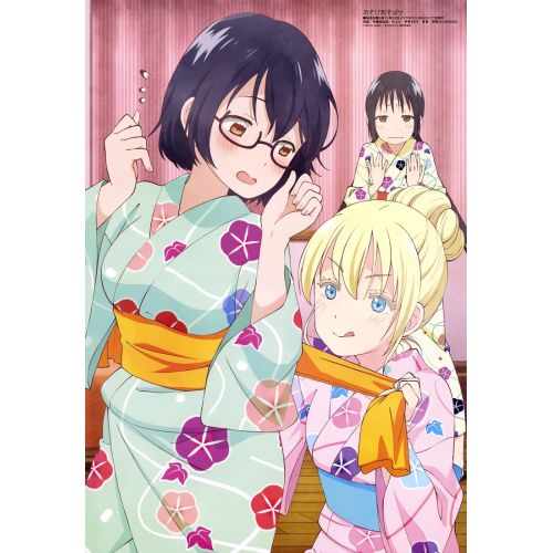 Asobi Asobase Anime Manga Posteri Asobi Asobase Anime Manga Posteri