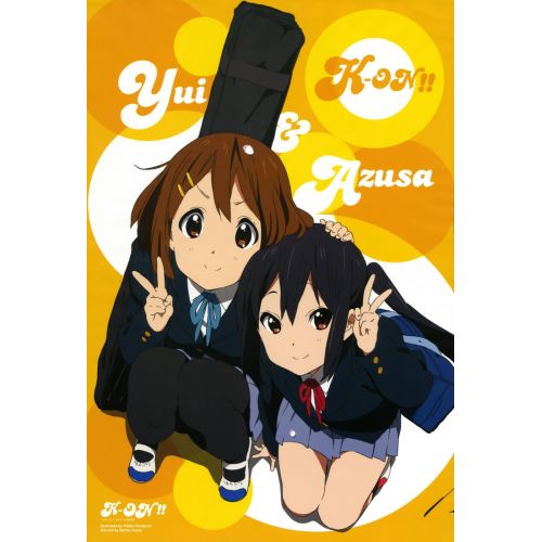 K On Poster 6 K-On Poster 6 features the main characters of the popular anime series K-On, including Yui Hirasawa, Mio Akiyama