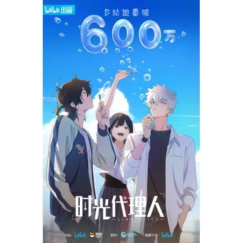Link Click Anime Manga Posteri Link Click Anime Manga Posteri, Link Click adlı anime/manga serisinin karakterlerini gösteren
