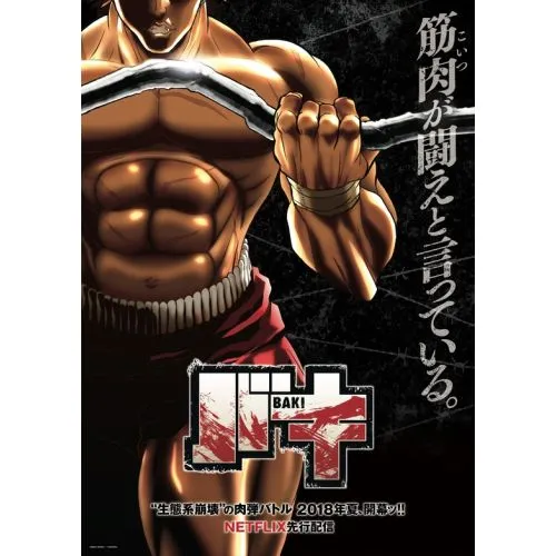 Baki The Grappler Poster 3 Baki The Grappler Poster 3 features dynamic and action-packed artwork from the popular anime series.