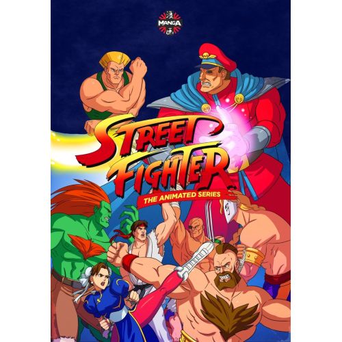 Street Fighter Anime Manga Posteri
